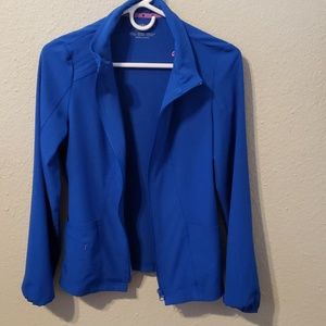HeartSoul royal blue scrub jacket XS